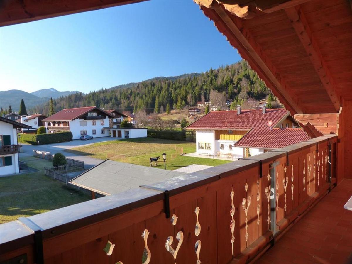 Gaestehaus Bergblick Wallgau Bagian luar foto