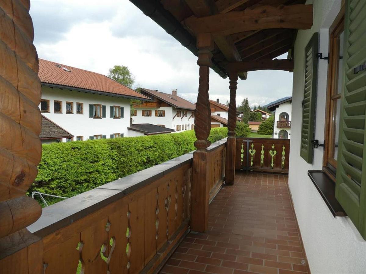 Gaestehaus Bergblick Wallgau Bagian luar foto