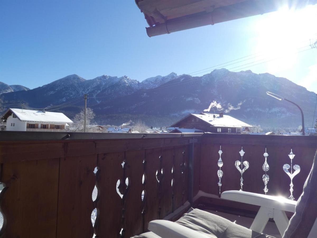 Gaestehaus Bergblick Wallgau Bagian luar foto