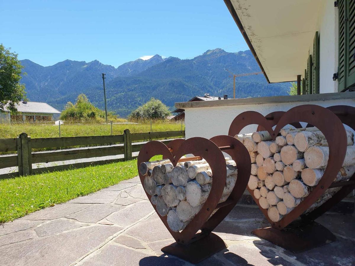 Gaestehaus Bergblick Wallgau Bagian luar foto
