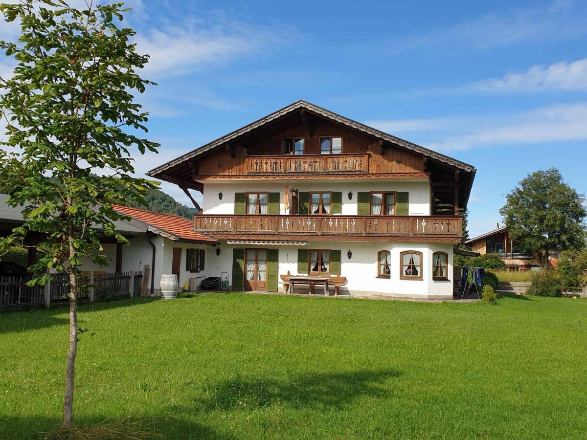 Gaestehaus Bergblick Wallgau Bagian luar foto