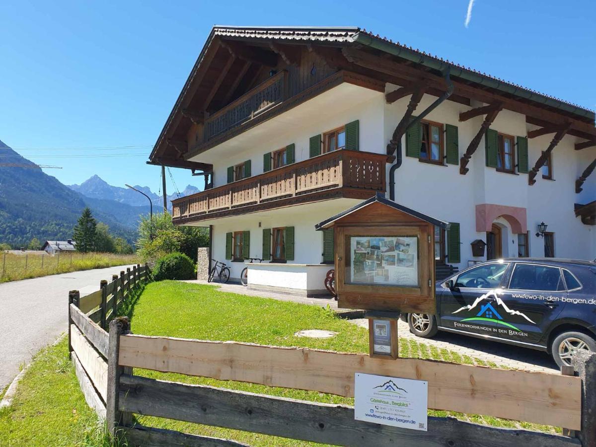 Gaestehaus Bergblick Wallgau Bagian luar foto