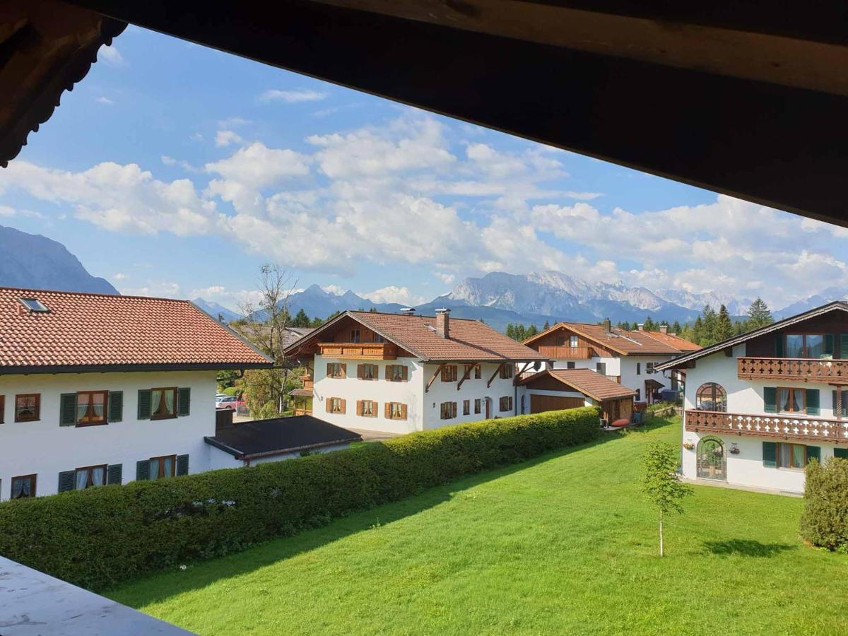 Gaestehaus Bergblick Wallgau Bagian luar foto